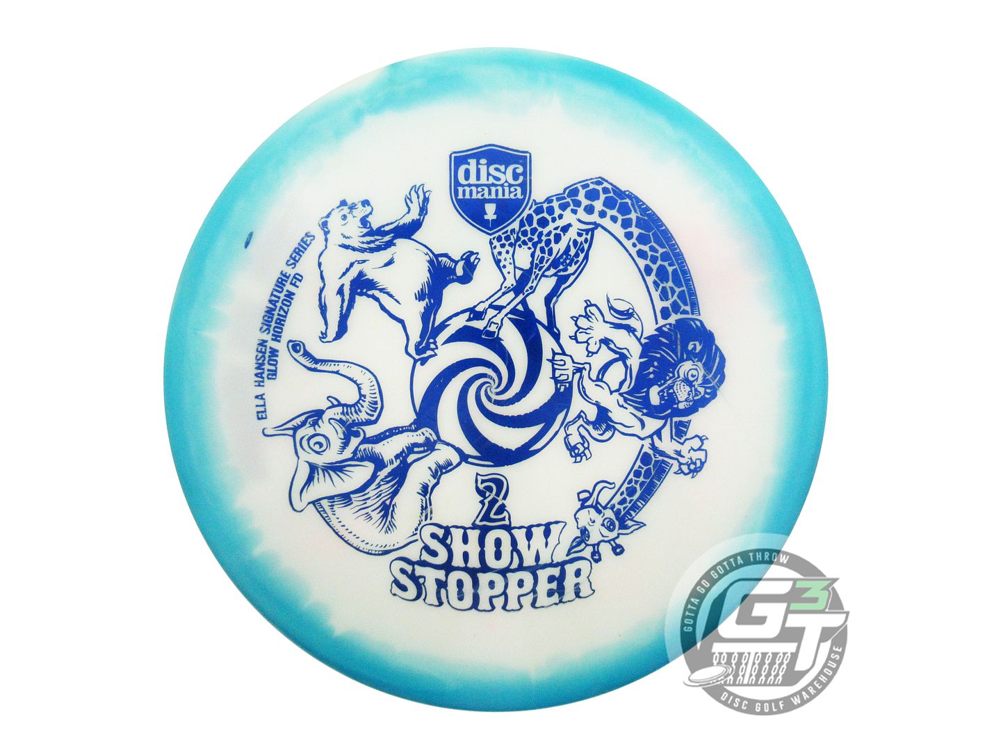 USED DiscMania SHOW STOPPER 2 Glow Horizon S-Line FD 173g Teal-White Driver Disc