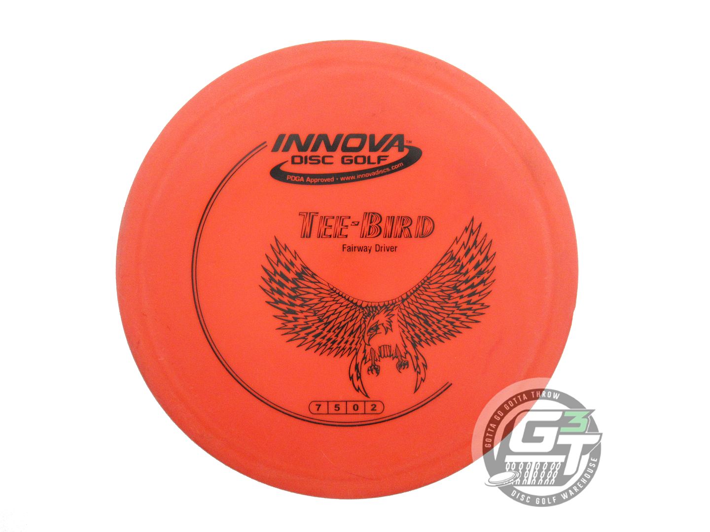 USED Innova DX Teebird 166g Orange Black Stamp Fairway Driver Golf Disc