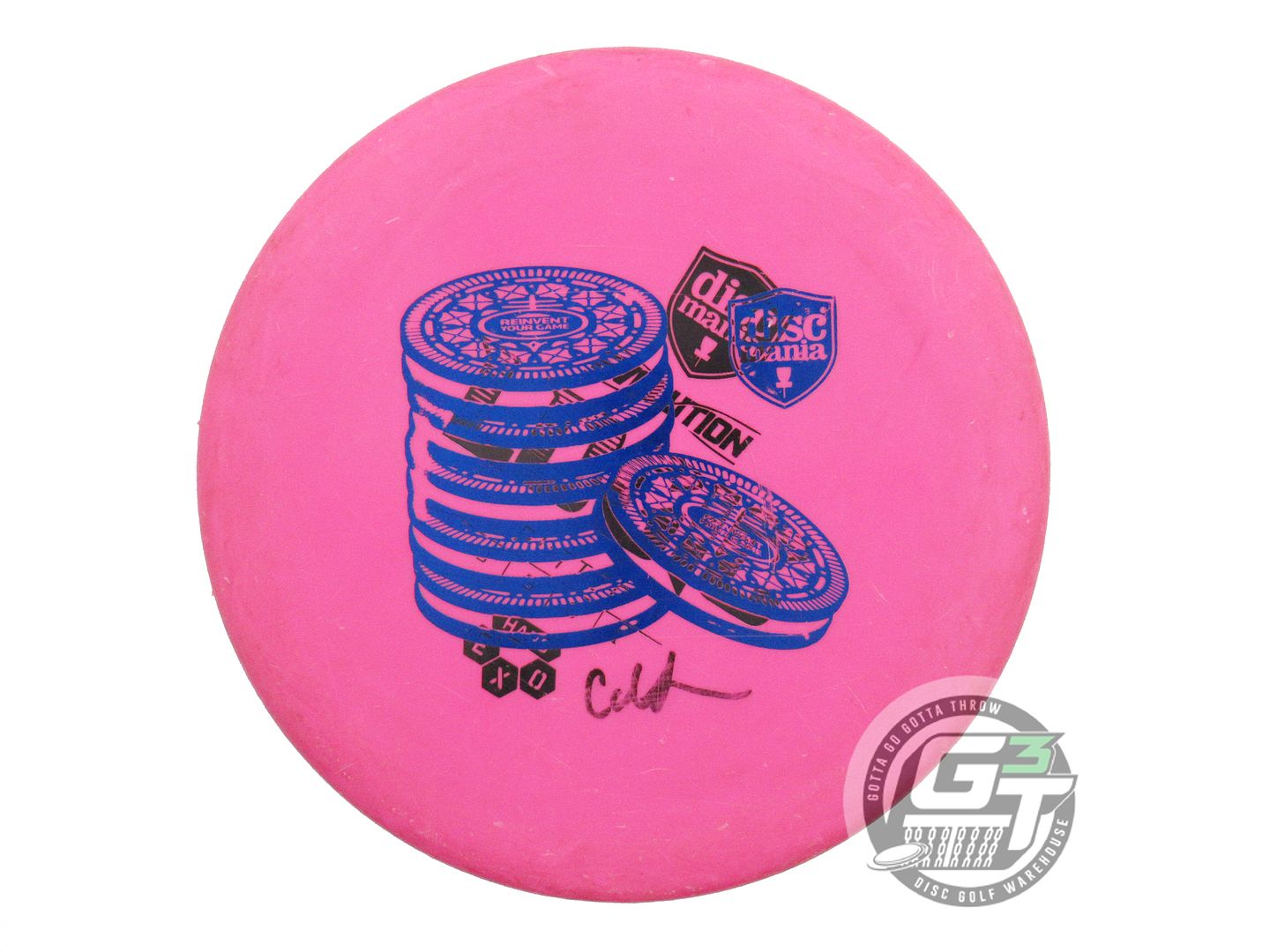 USED DiscMania X-OUT EXO Hard Logic 172g Pink Putter Golf Disc