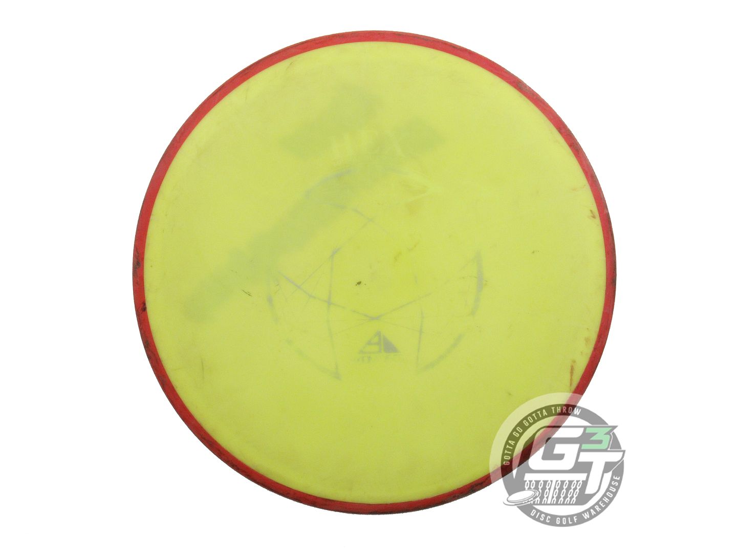 USED Axiom Discs Fission Hex 179g Yellow Red Rim Midrange Golf Disc