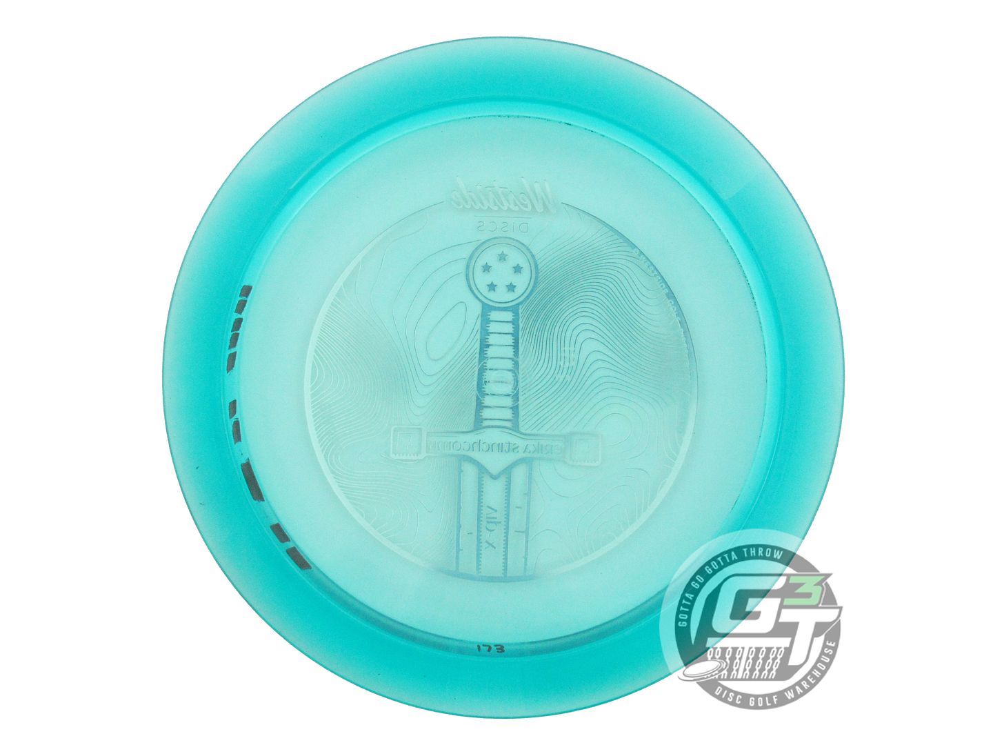 USED Westside Discs [STINCHCOMB] VIP-X  Sword 173g Teal Gold Foil Driver Disc