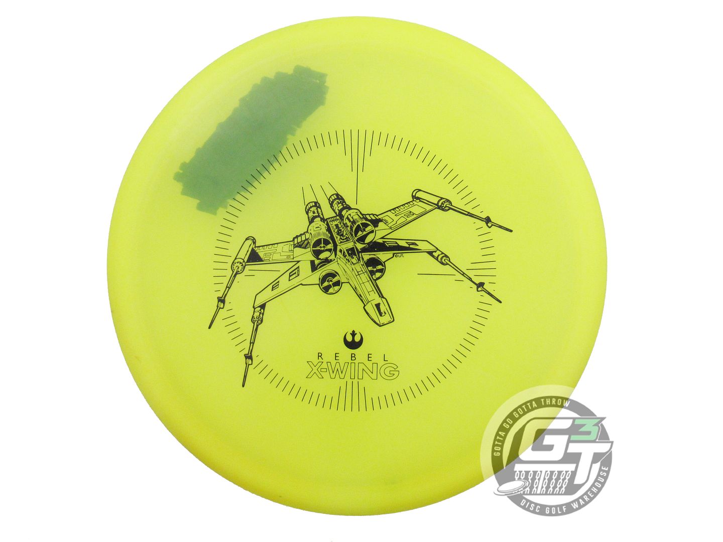 USED Discraft [STAR WARS] Z Buzzz 181g Yellow X-WING Midrange Golf Disc