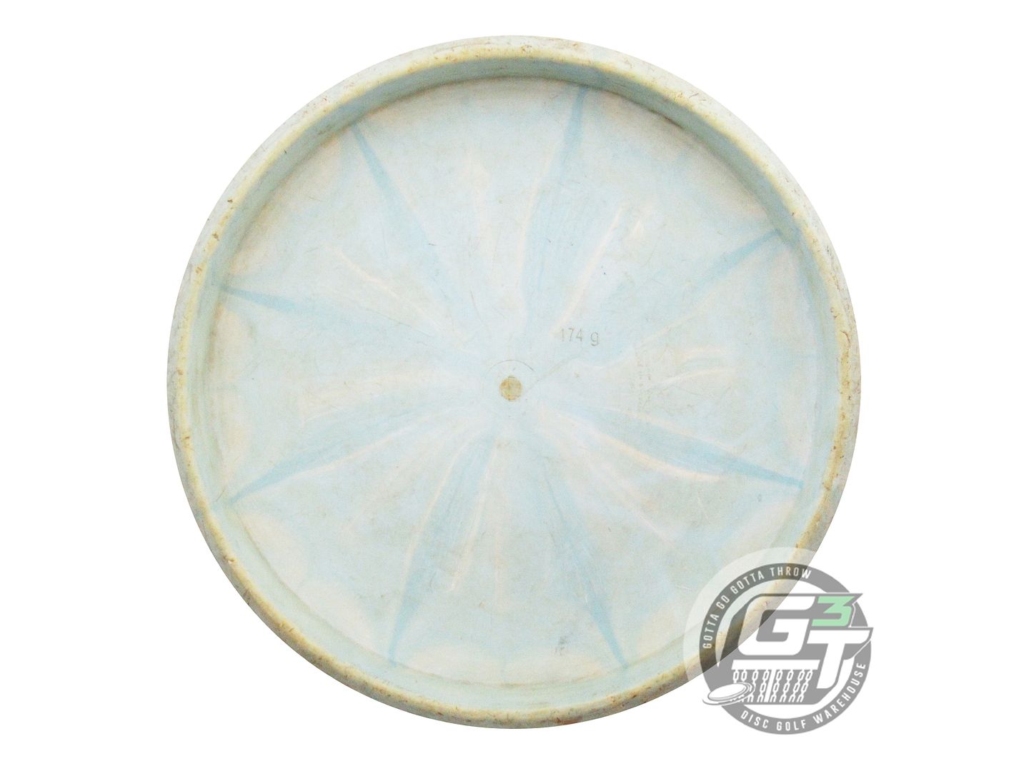 USED Dynamic Discs Classic Hard Burst Warden 174g Blue Gold Foil Putter Disc