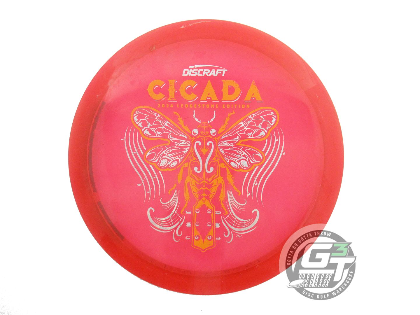 USED Discraft [LEDGESTONE] Z Swirl Cicada 170g Red Fairway Driver Disc