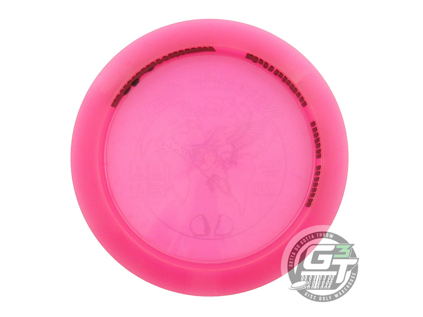 USED Westside Discs VIP World 171g Pink Teal Foil Distance Driver Golf Disc
