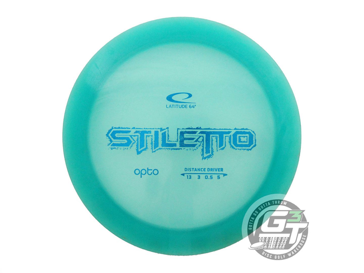 USED Latitude 64 Opto Stiletto 173g Teal Blue Foil Distance Driver Golf Disc