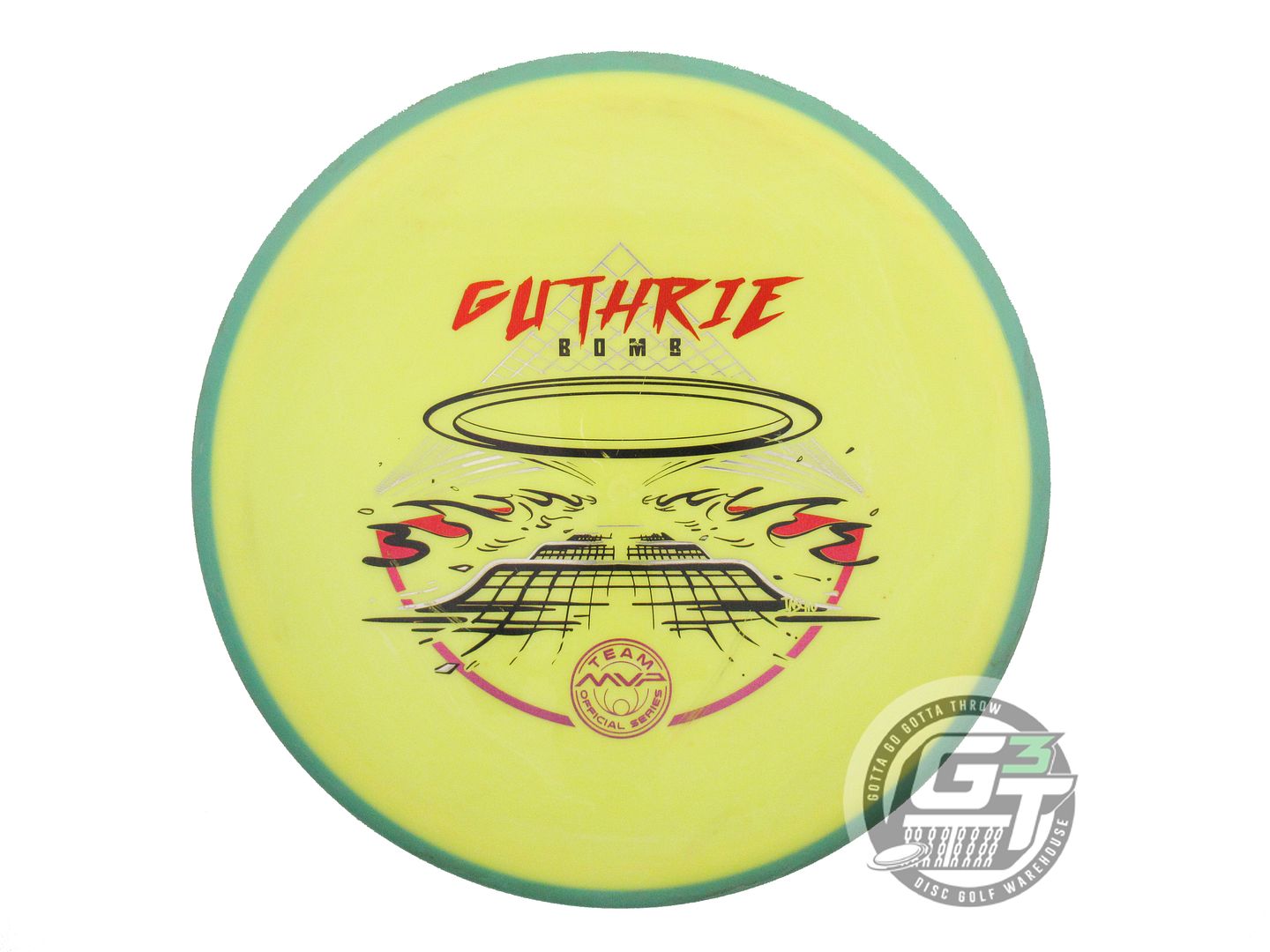 USED Axiom Discs [GURTHIE] Neutron Hex 178g Yellow Green Rim Midrange Golf Disc