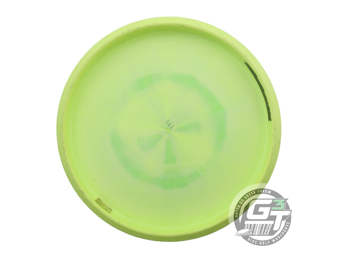 USED Discraft [McBETH] ESP Zone 173g Yellow Wiped Stamp Putter Golf Disc