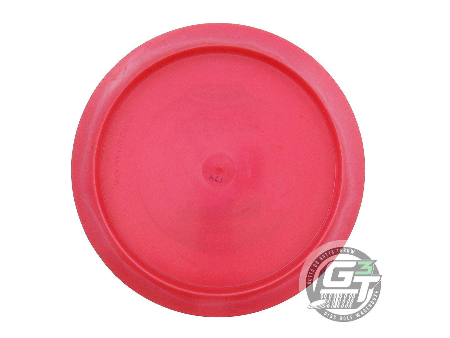 USED Innova Champion Valkyrie 174g Red Silver Holo Foil Distance Driver Disc