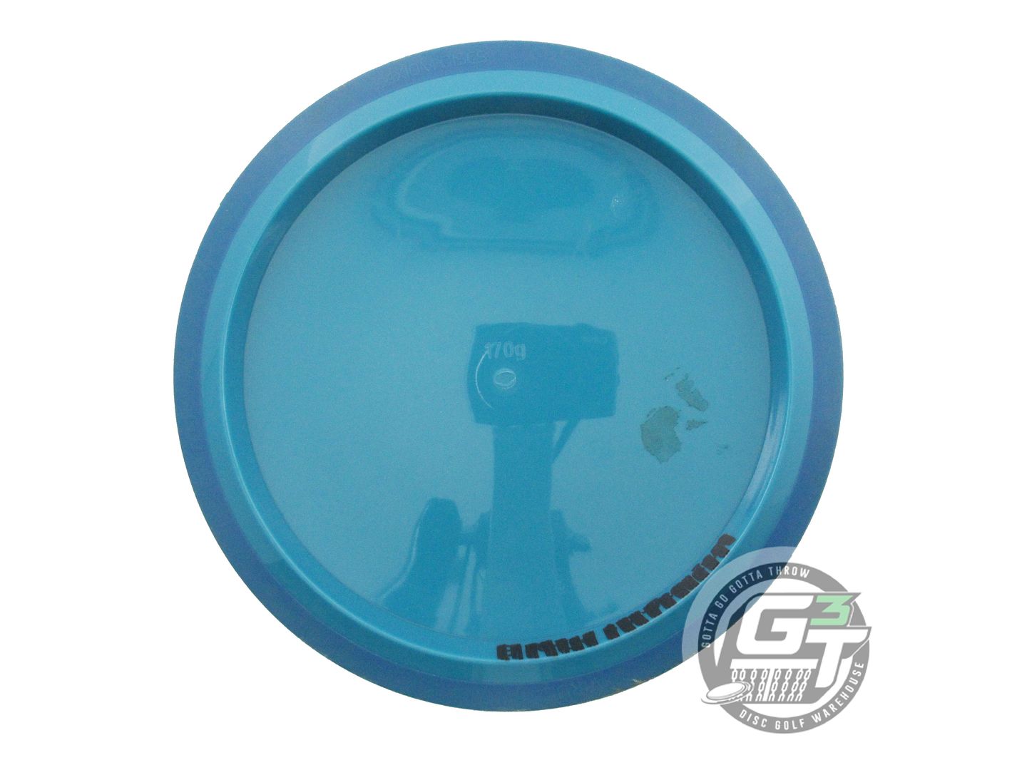 USED Axiom Discs Neutron Virus 170g Teal Blue Rim Distance Driver Golf Disc