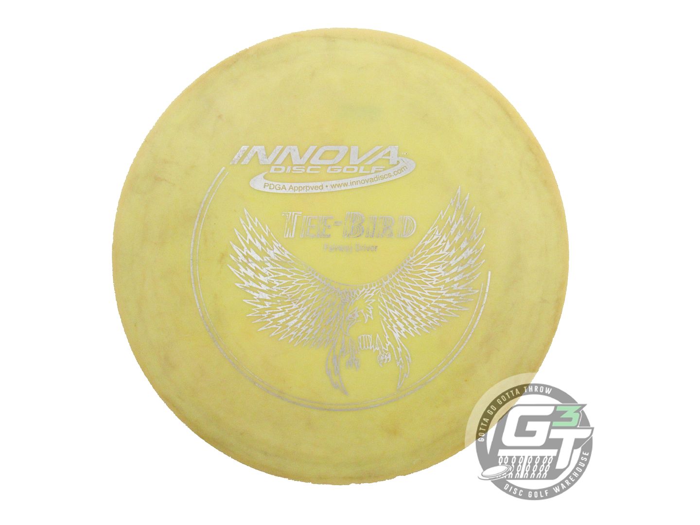 USED Innova DX Teebird 172g Yellow Silver Foil PFN Fairway Driver Golf Disc