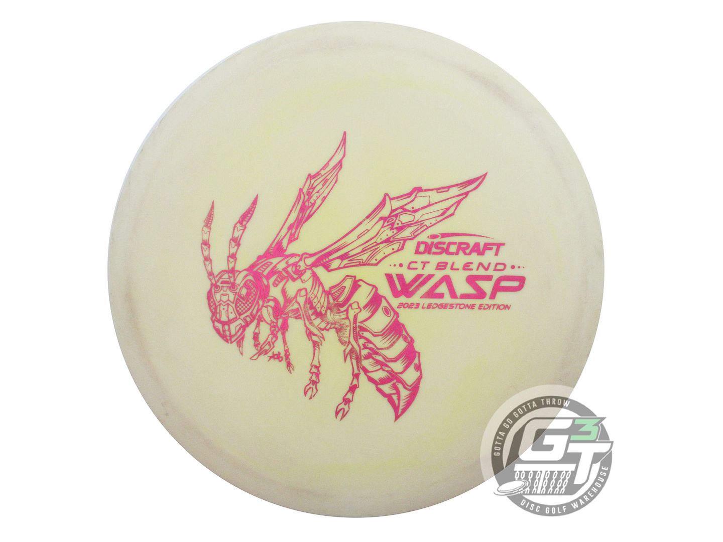 USED Discraft [LEDGESTONE] Crazy Tuff Wasp 180g Yellow Magenta Midrange Disc