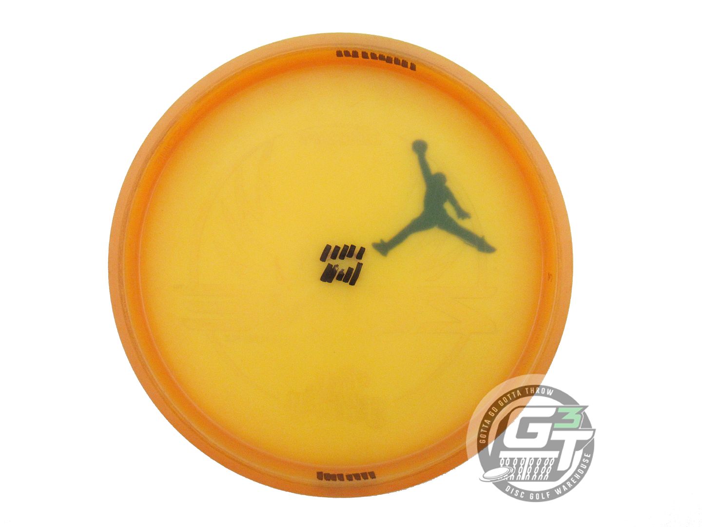 USED Discraft [SMITH] CryZtal FLX Zone 176g Orange Wiped Stamp Putter Golf Disc
