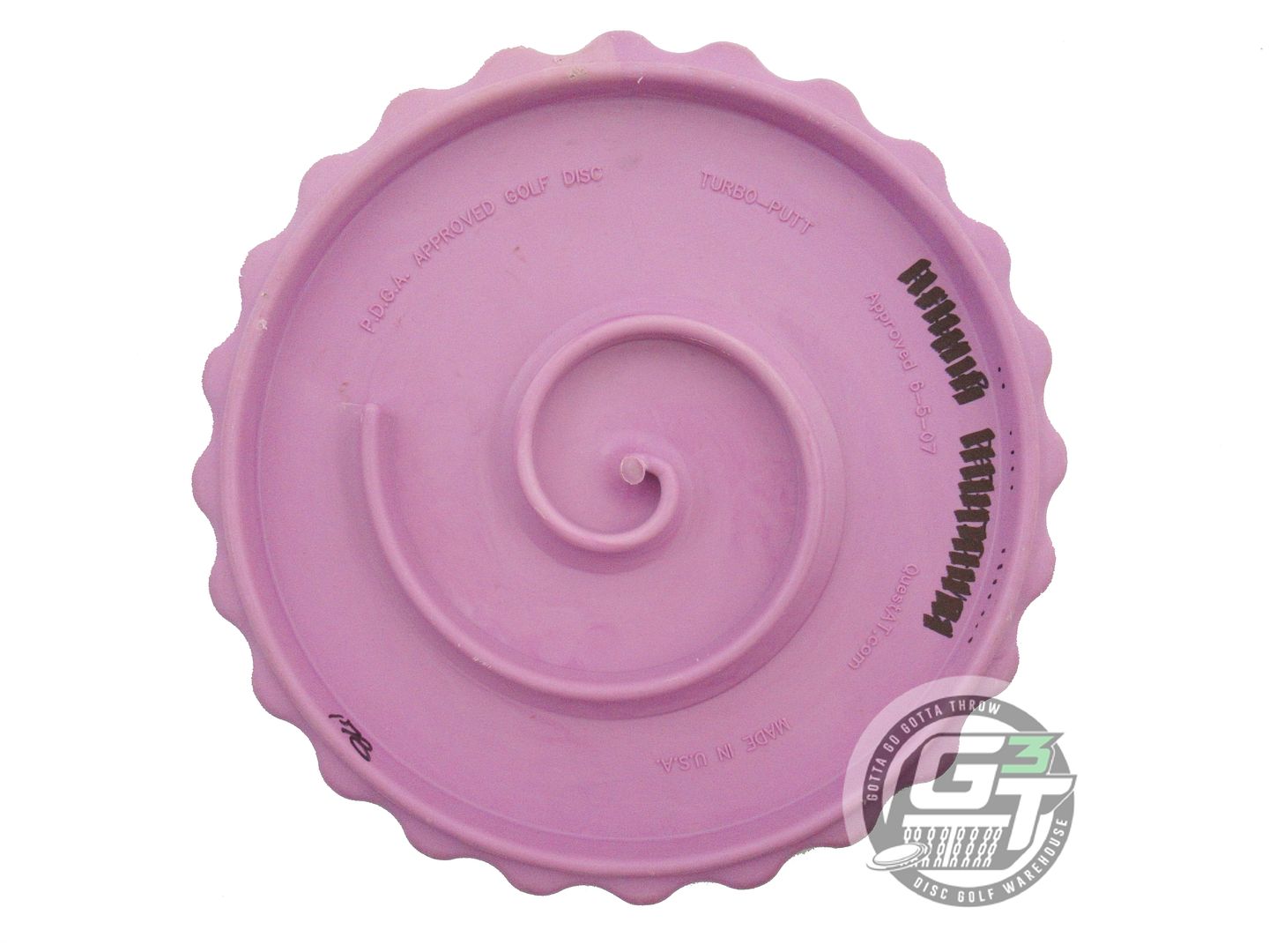 USED Quest AT SureGrip Turbo Putt 178g Lilac Gold Foil Putter Golf Disc