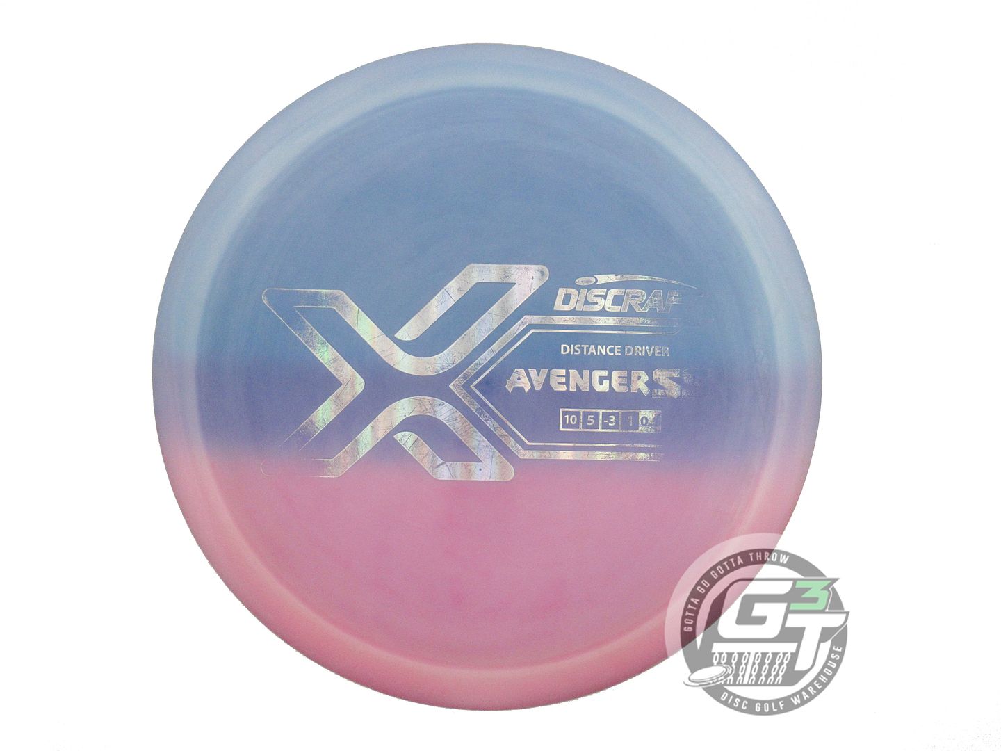 USED Discraft X Avenger SS 174g Pink HOME DYED Distance Driver Golf Disc