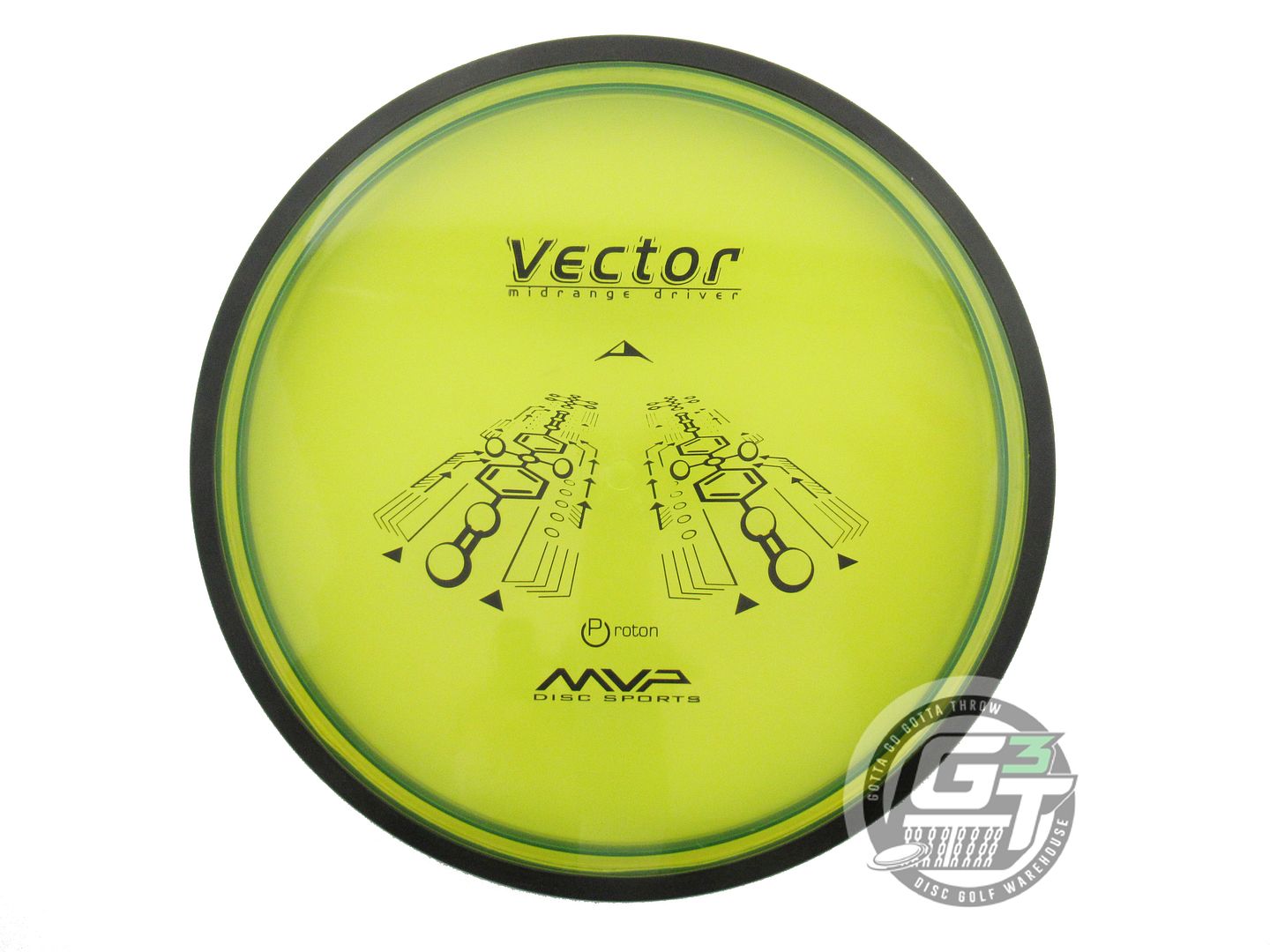 USED MVP Disc Sports Proton Vector 176g Yellow OOP Midrange Golf Disc