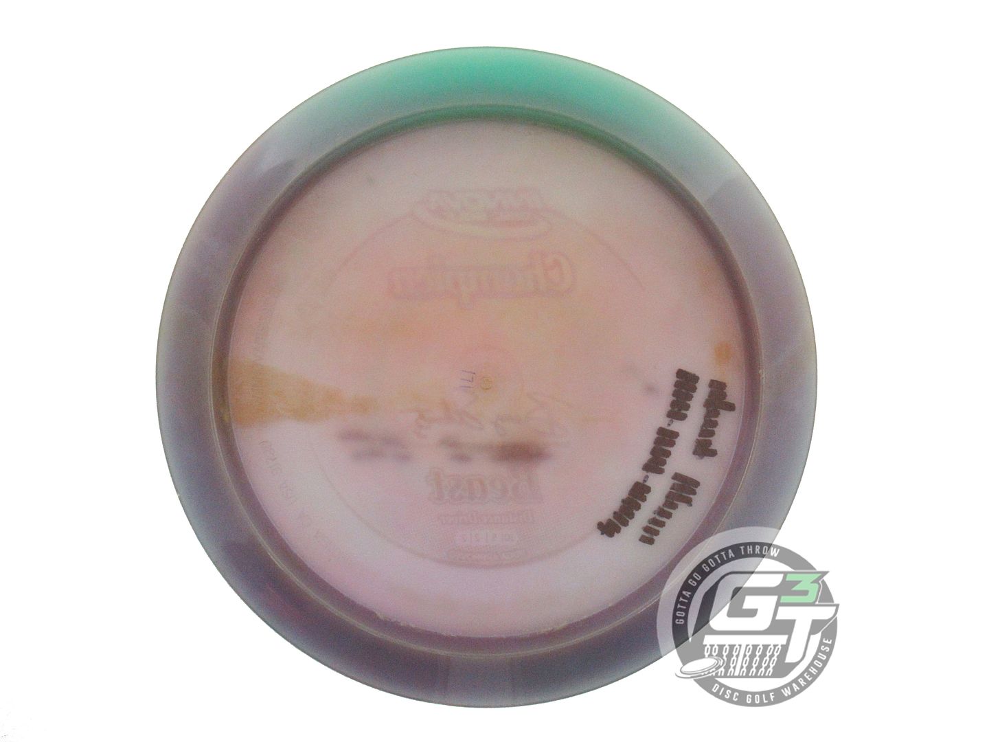 USED Innova Champion Beast 171g Purp-Green Gold Glitter Foil Driver Golf Disc