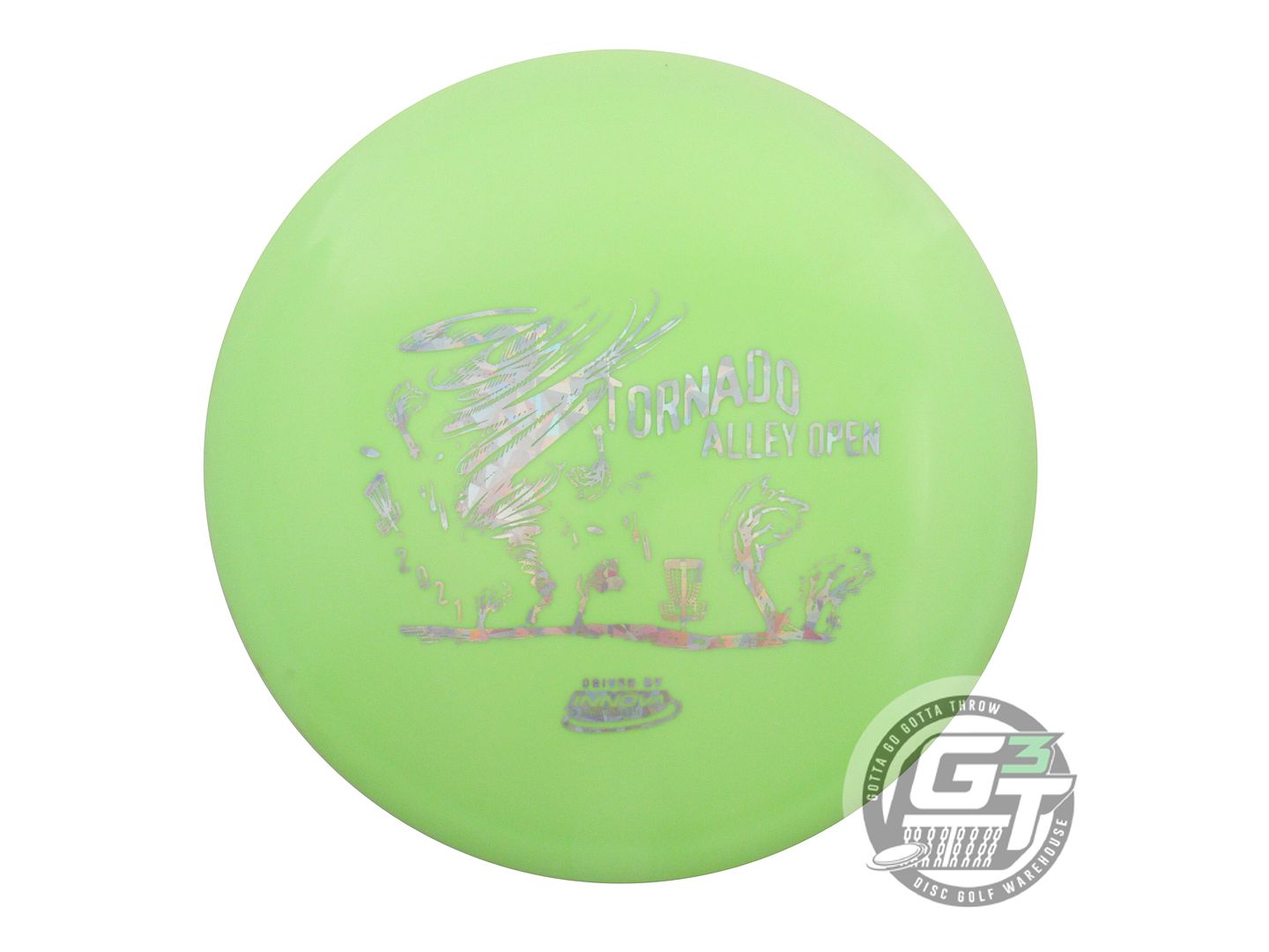 USED Innova Star Thunderbird 175g Lime Gold Shatter Distance Driver Golf Disc