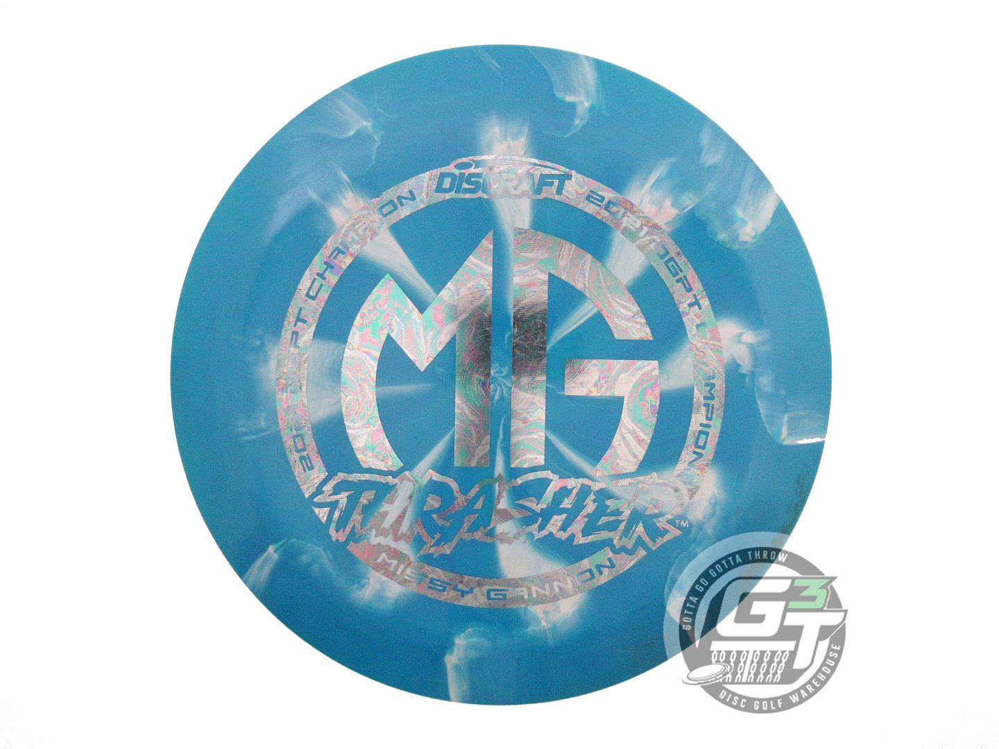 USED Discraft [GANNON] Swirl ESP Thrasher 172g Blue-Cream Distance Driver Disc