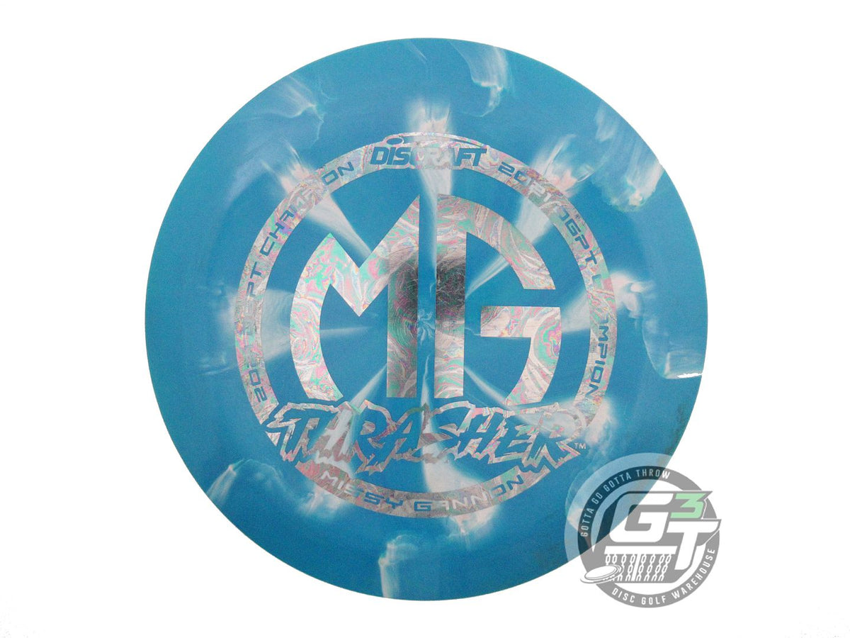 USED Discraft [GANNON] Swirl ESP Thrasher 172g Blue-Cream Distance Driver Disc