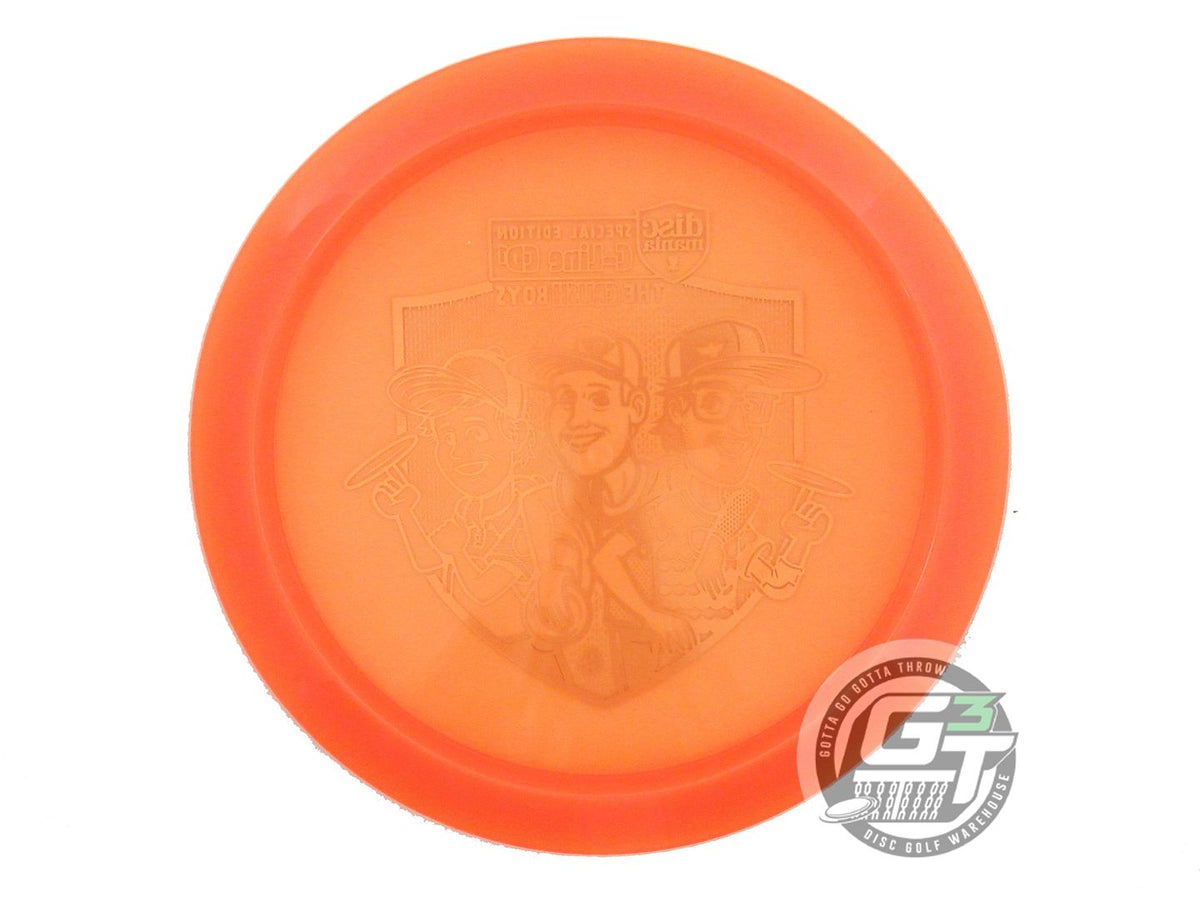 NOS DiscMania [CRUSH BOYS] C-Line CD1 173g Orange Teal Foil Driver Disc