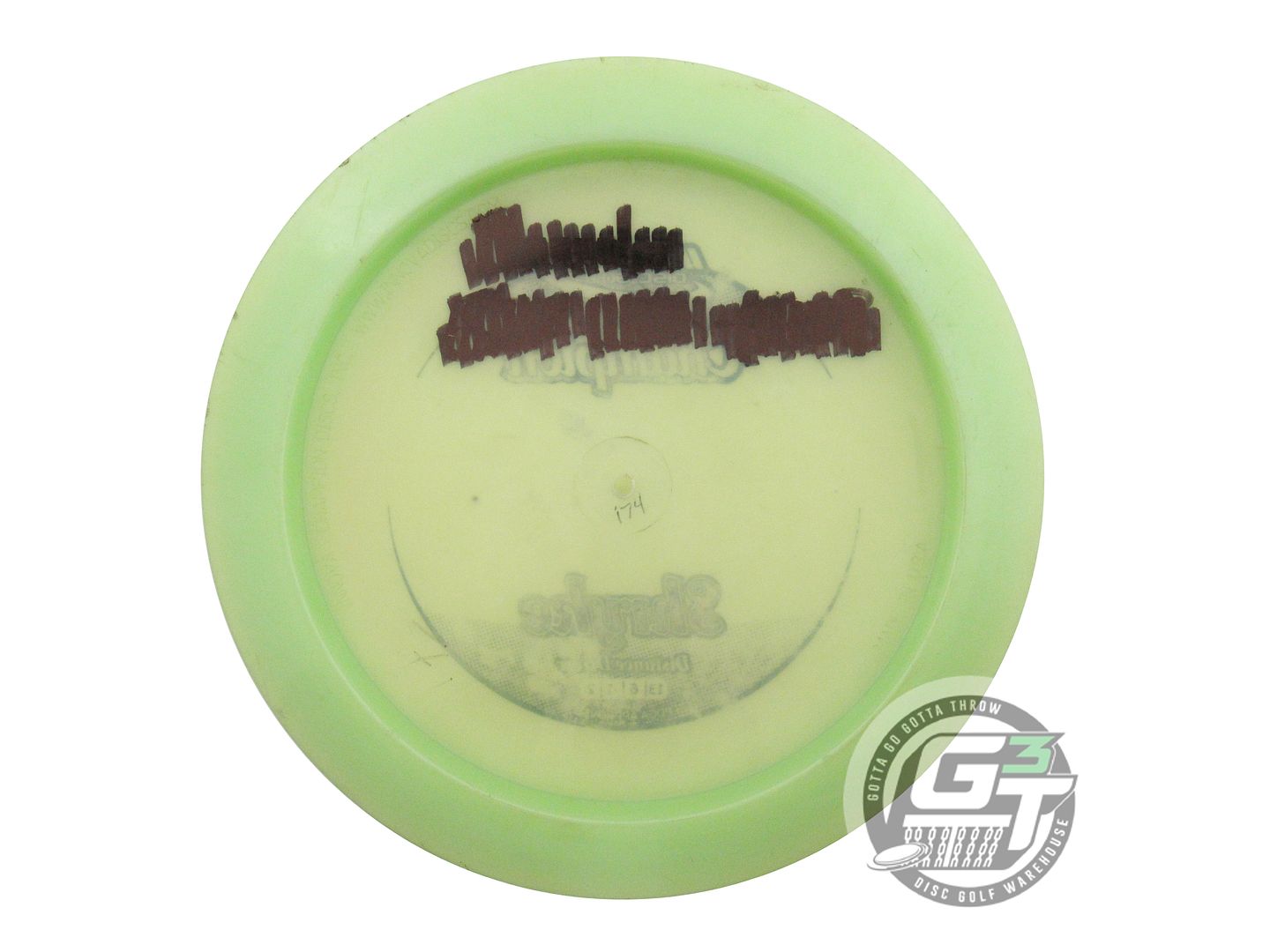 USED Innova Champion Shryke 174g Lt. Green Black Stamp Distance Driver Golf Disc