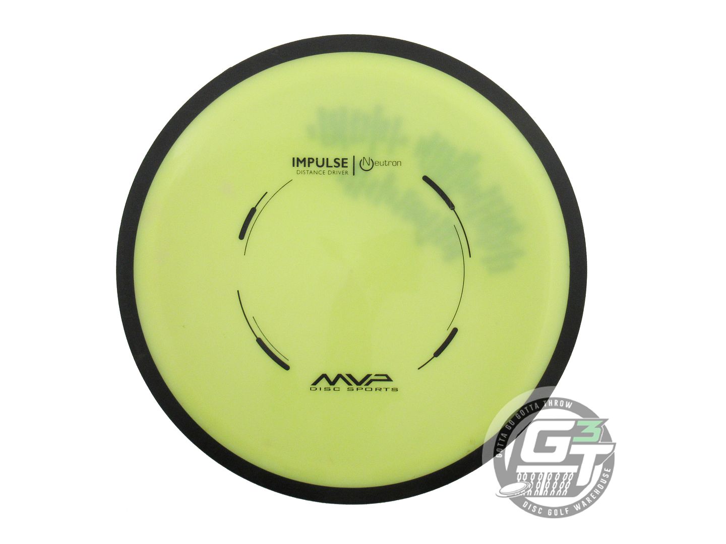 USED MVP Disc Sports Neutron Impulse 175g Yellow PFN Distance Driver Golf Disc
