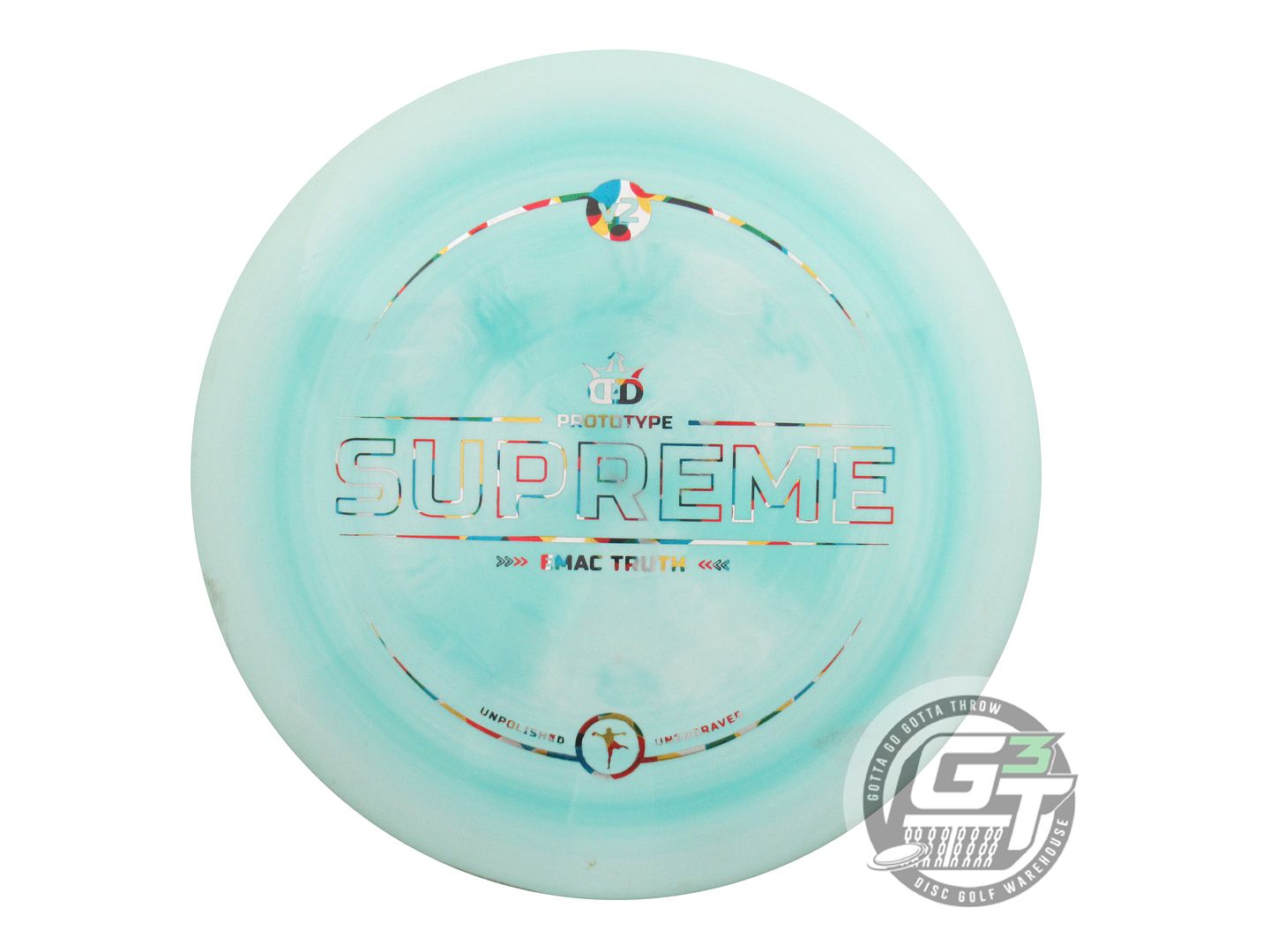 USED Dynamic Discs PROTOTYPE Supreme EMAC Truth 180g Seafoam Midrange Golf Disc