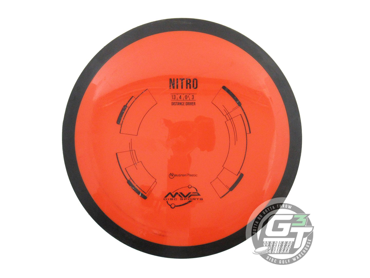USED MVP Disc Sports Neutron Nitro 168g Orange Distance Driver Golf Disc