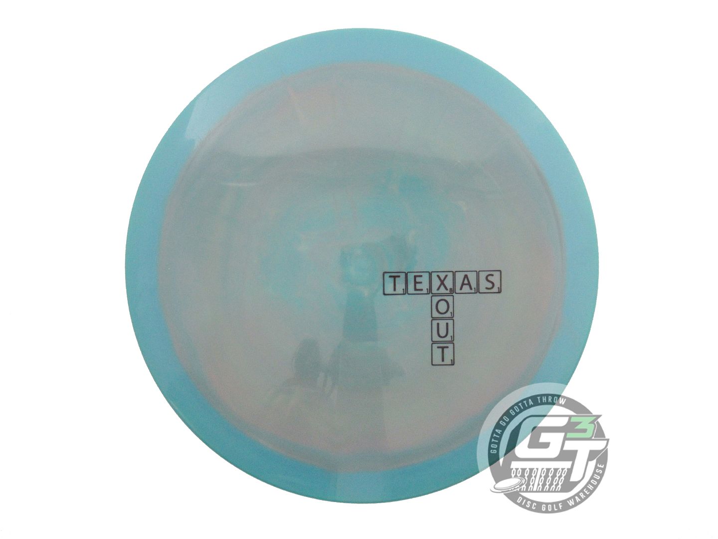 USED Lone Star X-OUT Alpha Mad Cat 168g Teal-Gray Fairway Driver Golf Disc