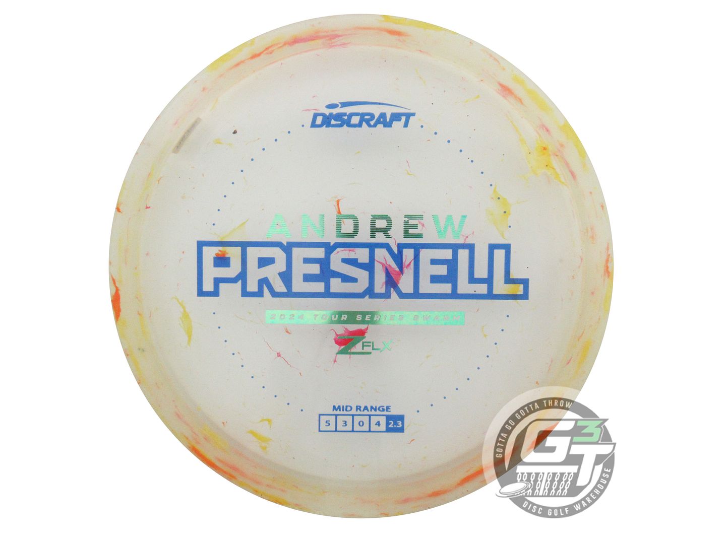 USED Discraft [PRESNELL] Jawbreaker Z FLX Swarm 180g Blue Stamp Midrange Disc