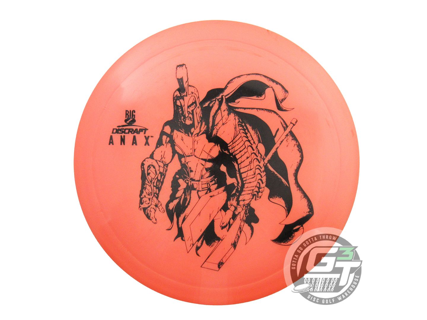 USED Discraft Big Z Anax 174g Orange Black Stamp Driver Golf Disc
