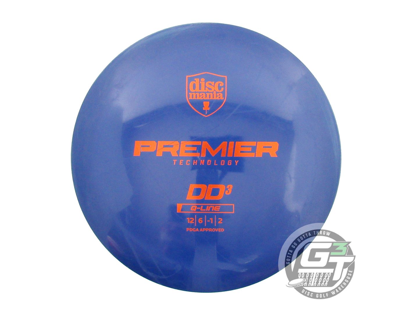 USED DiscMania Q-Line DD3 173g Blue Orange Foil Distance Driver Golf Disc