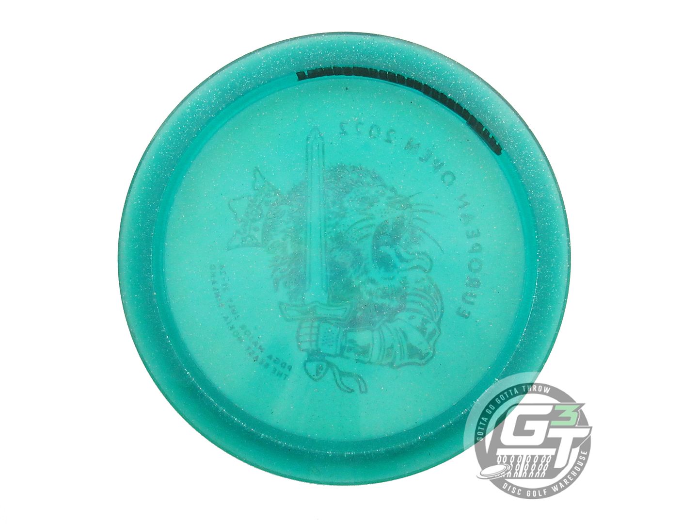 USED DiscMania [EUROPEAN OPEN] Metal Flake C-Line FD3 176g Teal Driver Golf Disc