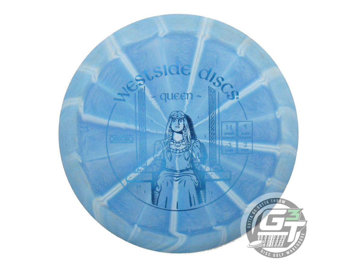 USED Westside Discs Origio Burst Queen 174g Blue Blue Foil Distance Driver Disc