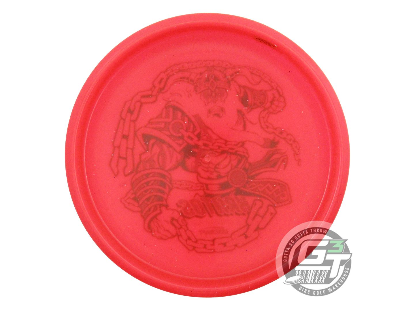 NOS Discraft [LEDGESTONE] Sparkle Glo Z Kratos 173g Red Putter Golf Disc