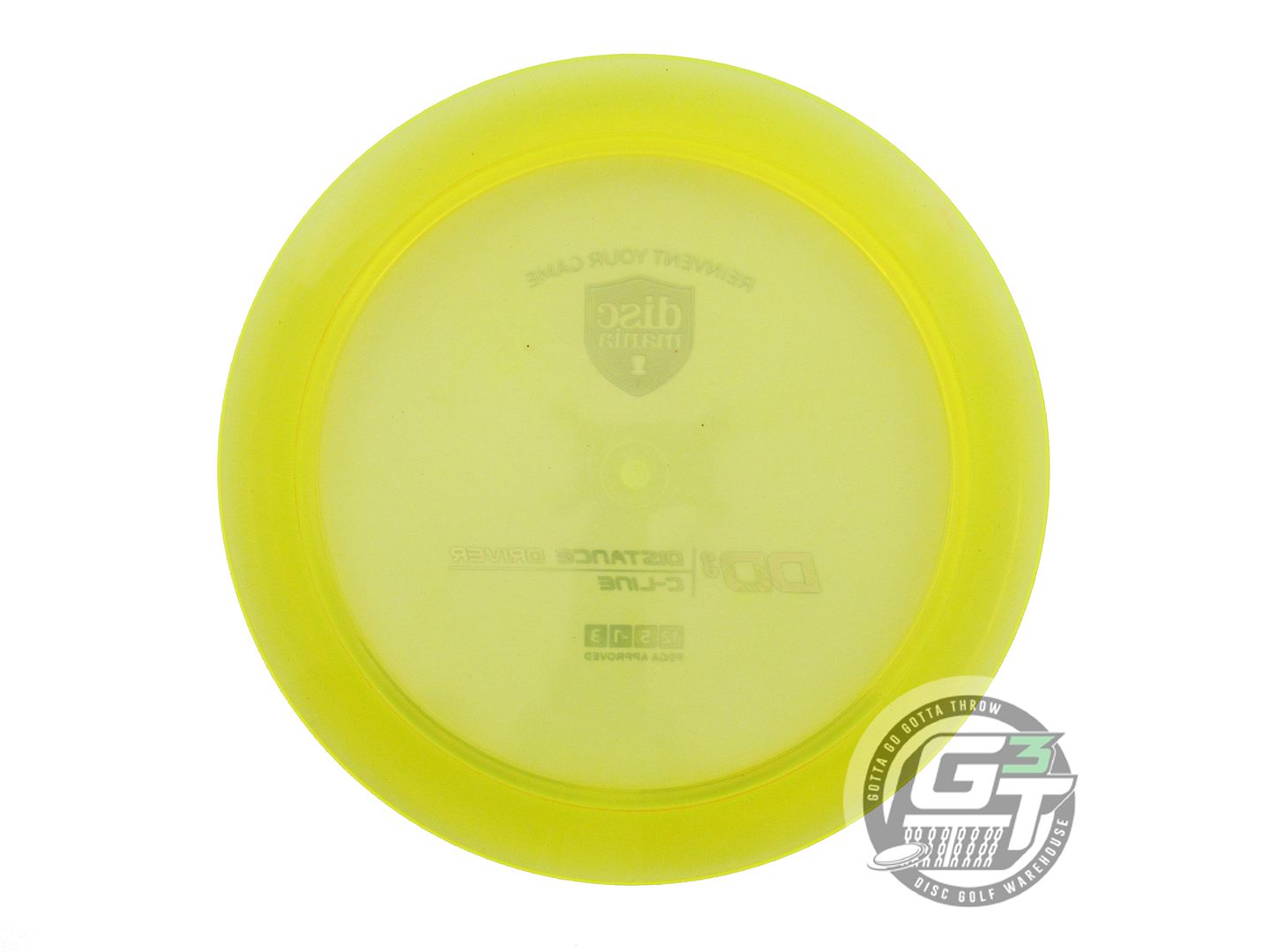 USED DiscMania C-Line DD3 172g Yellow Blue Foil Distance Driver Golf Disc