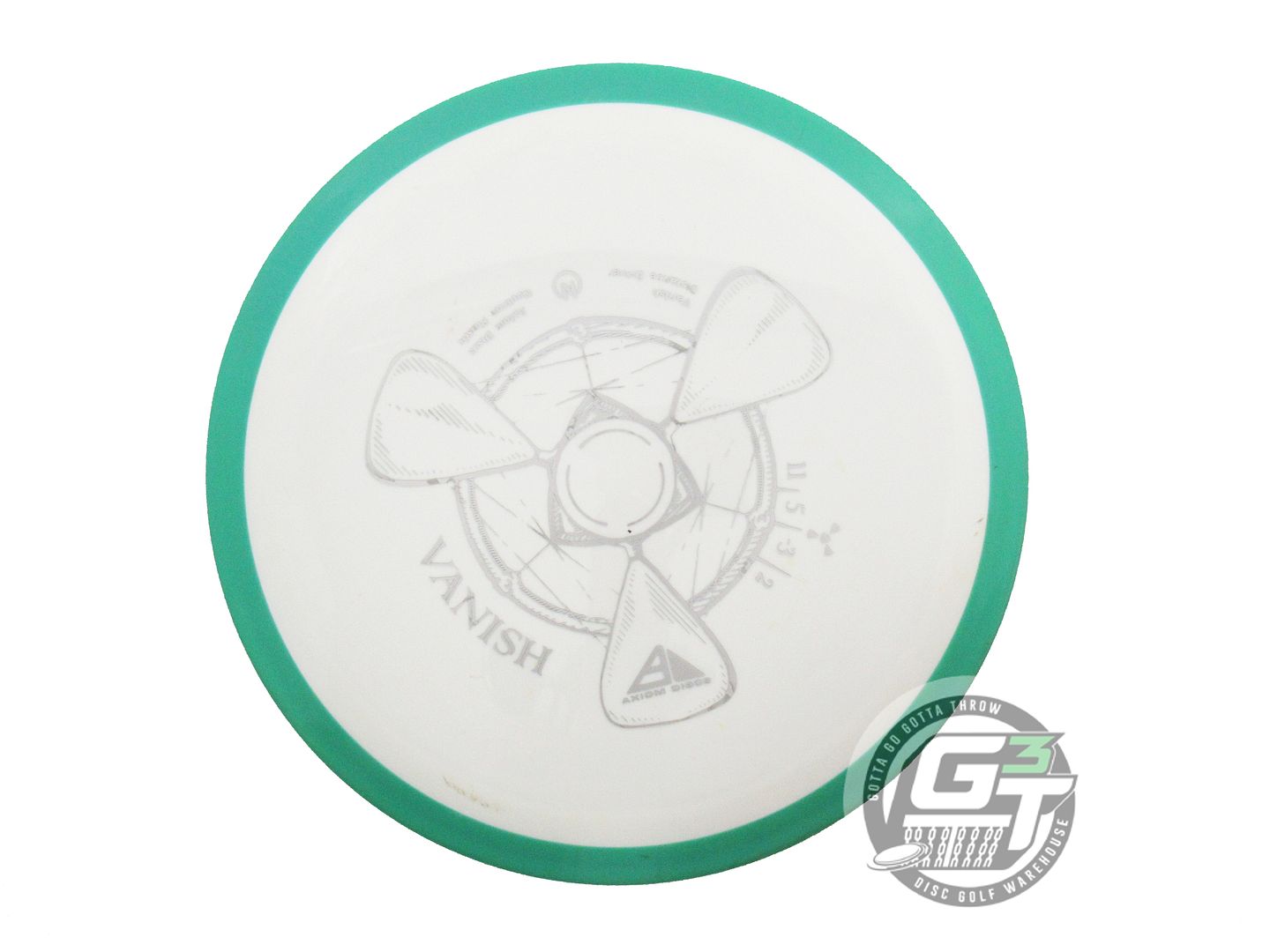 USED Axiom Discs Neutron Vanish 167g White Seafoam Rim Distance Driver Golf Disc