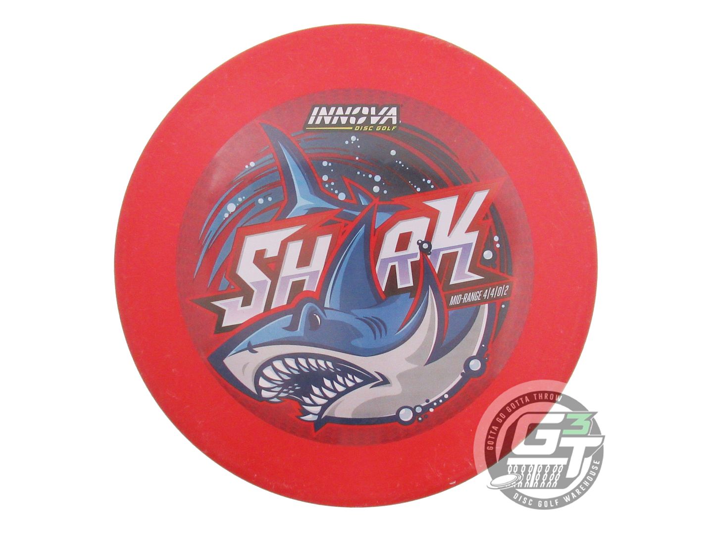 USED Innova DX Shark 150g FullColor Red Midrange Golf Disc