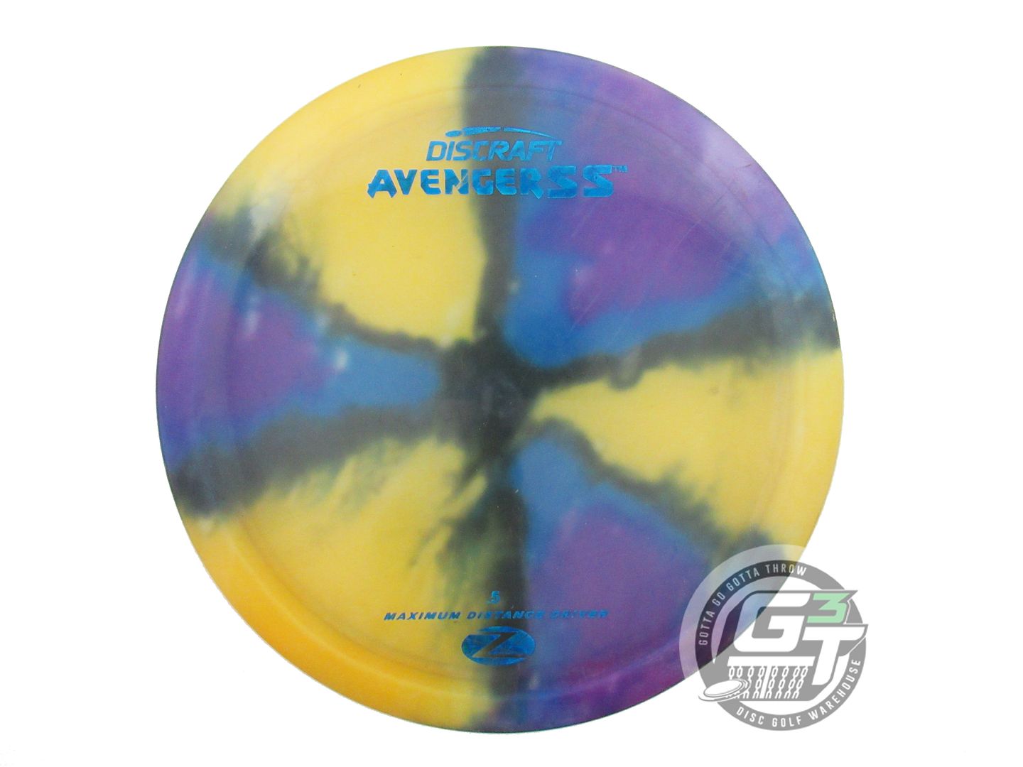 USED Discraft FlyDye Z Avenger SS 175g Pinwheel Distance Driver Golf Disc