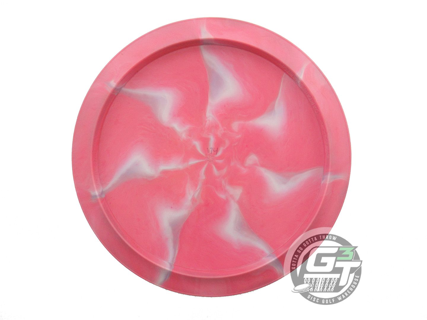 USED Discraft [CAPTAIN'S] ESP Raptor 174g Pink-Lilac Distance Driver Golf Disc