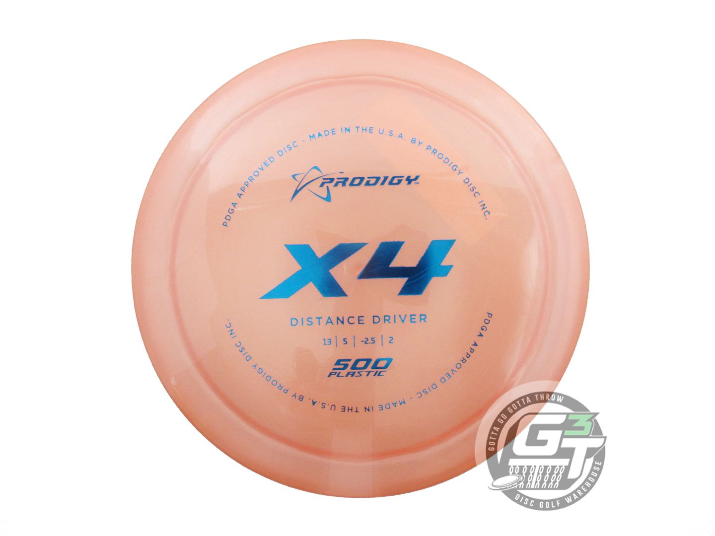 Prodigy 500 Series X4 Distance Driver Golf Disc (Individually Listed)