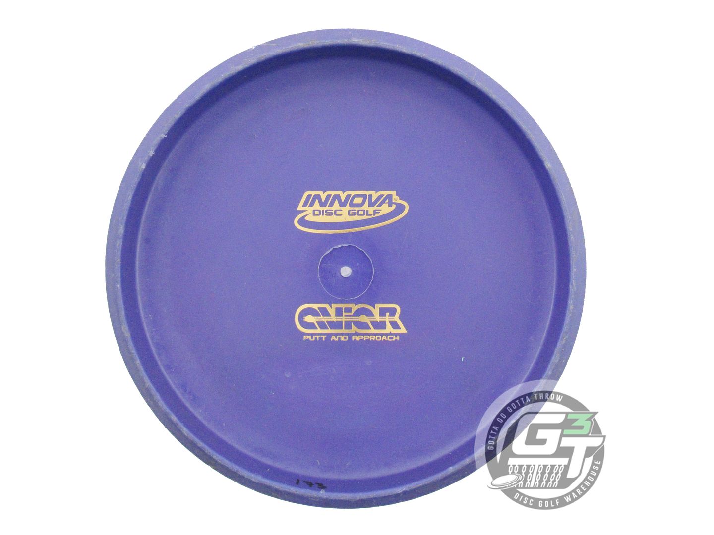 USED Innova Backstamp DX Aviar 173g Purple Gold Foil Putter Golf Disc