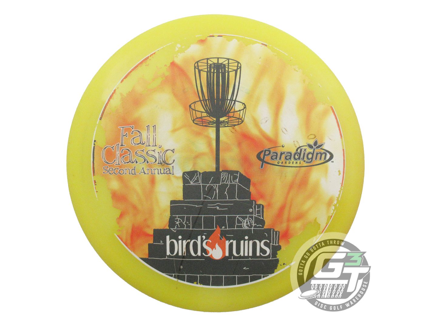 USED Dynamic Discs Lucid Fugitive 172g Yellow FullColor Midrange Golf Disc