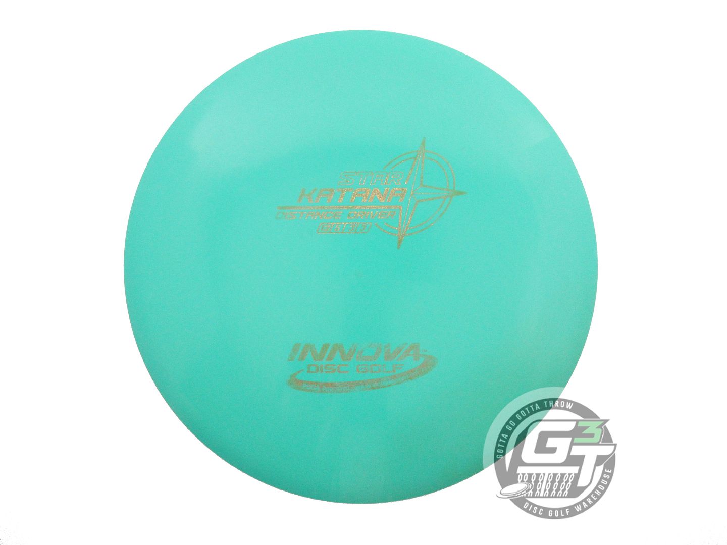 USED Innova Star Katana 174g Seafoam Gold Glitter Foil Distance Driver Golf Disc