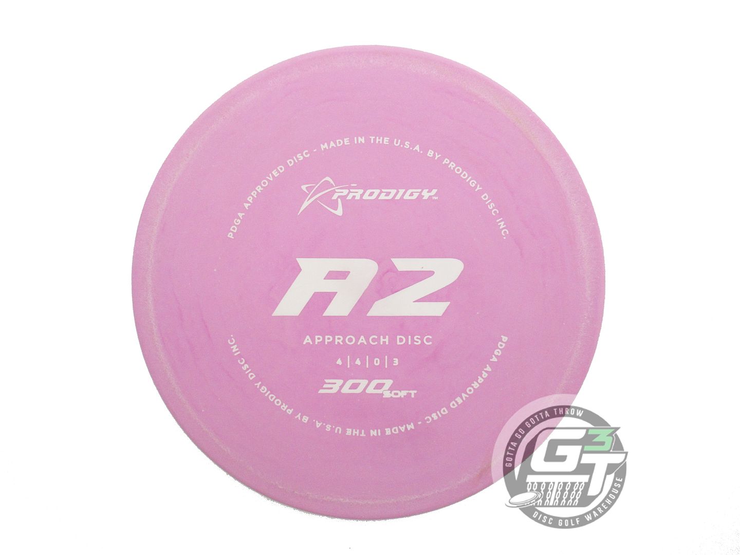 USED Prodigy Discs 300 Soft A2 172g Lilac White Stamp Midrange Golf Disc