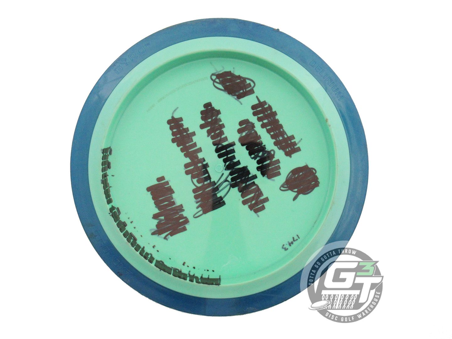 USED Axiom Discs [SE] Neutron Delirium 174g Green Blue Rim Distance Driver Disc