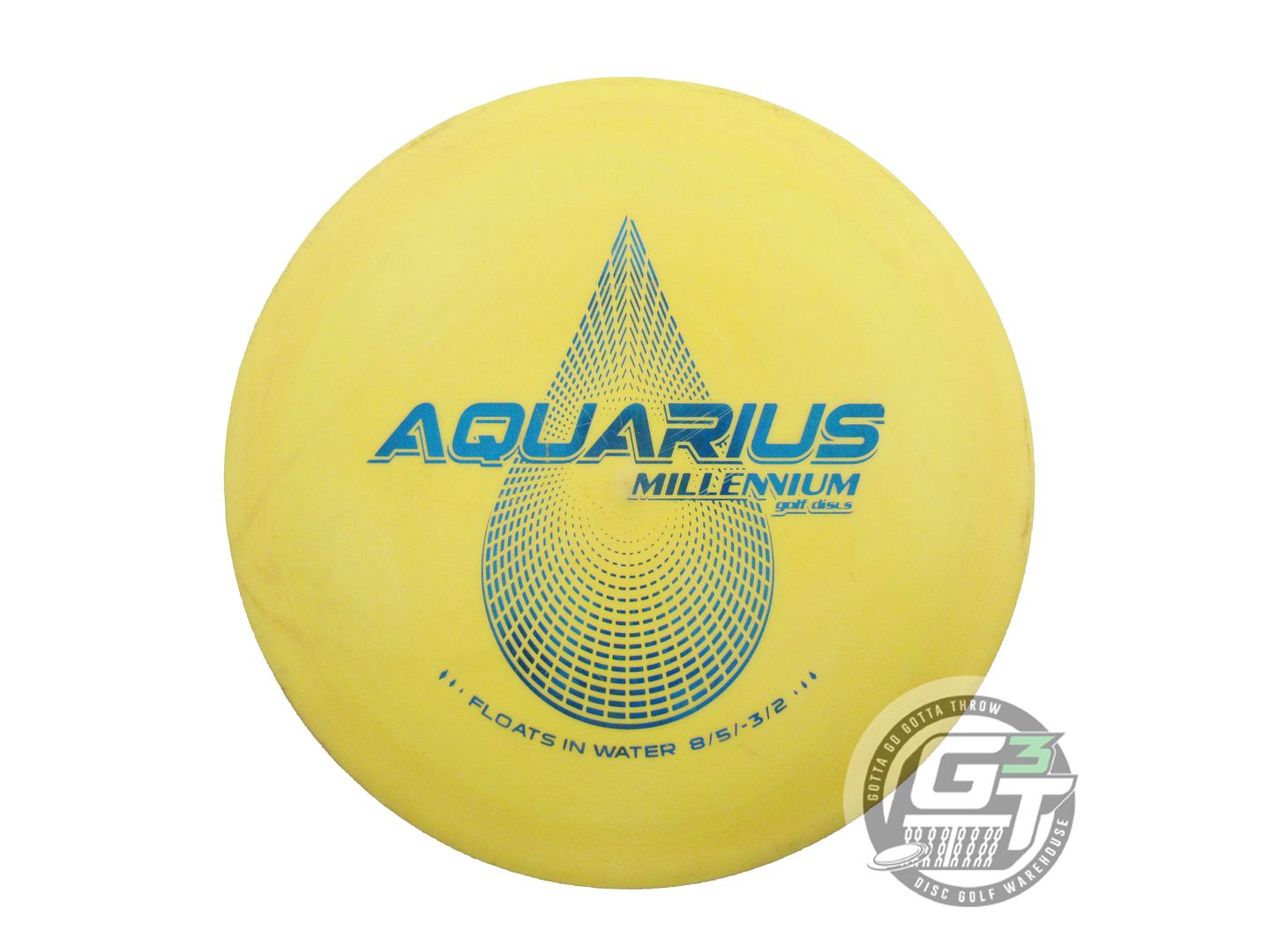 USED Millennium Standard Aquarius 152g Yellow Blue Foil Distance Driver Disc