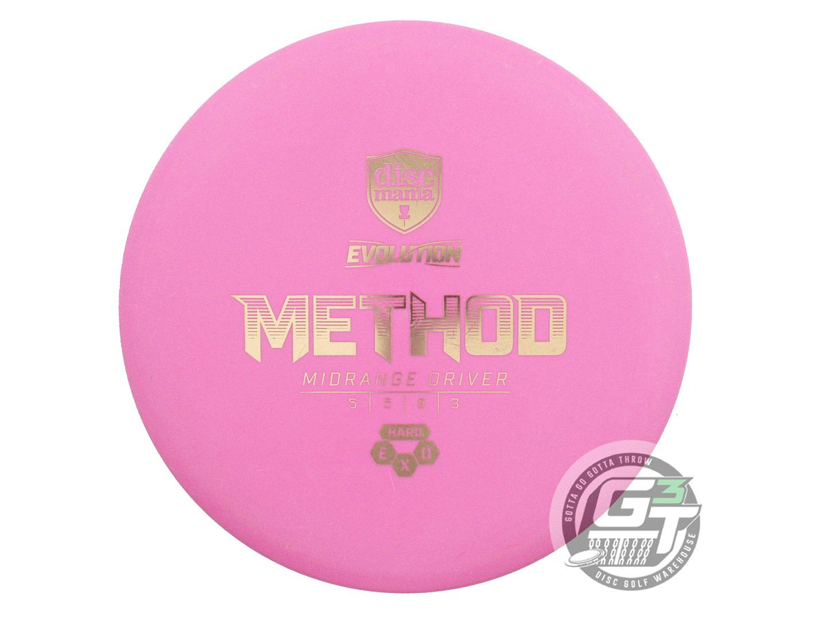 USED DiscMania EXO Hard Method 177g Pink Gold Foil Midrange Golf Disc