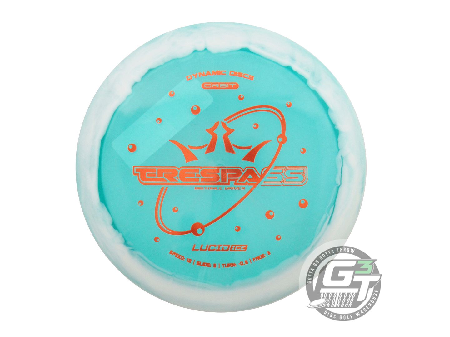 Dynamic Discs Lucid Ice Orbit Trespass Distance Driver Golf Disc (Individually Listed)